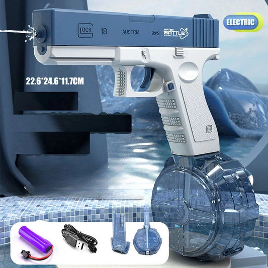 New Water Gun Electric Pistol Shooting Toy Full Automatic Summer Beach Toy For Kids Children Boys Girls Adults - TrendiiProducts